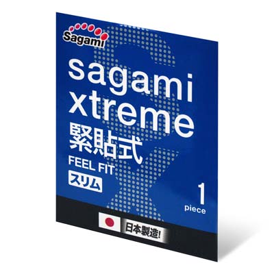 Sagami Xtreme Feel Fit (2nd generation) 51mm 1's Pack Latex Condom-thumb