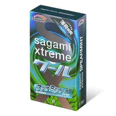 Sagami Xtreme Spearmint 10's Pack Latex Condom-thumb