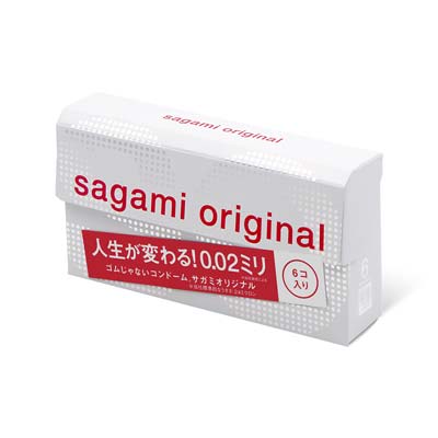 Sagami Original 0.02 (2nd generation) 6's Pack PU Condom-thumb