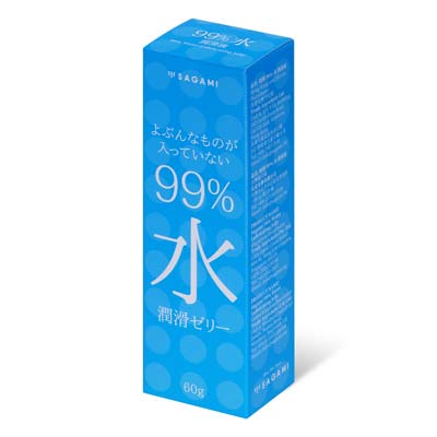 Sagami 99% Water Lubricating Jelly 60g Water-based Lubricant-thumb