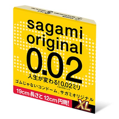 Sagami Original 0.02 XL-size 1's Pack PU Condom-thumb