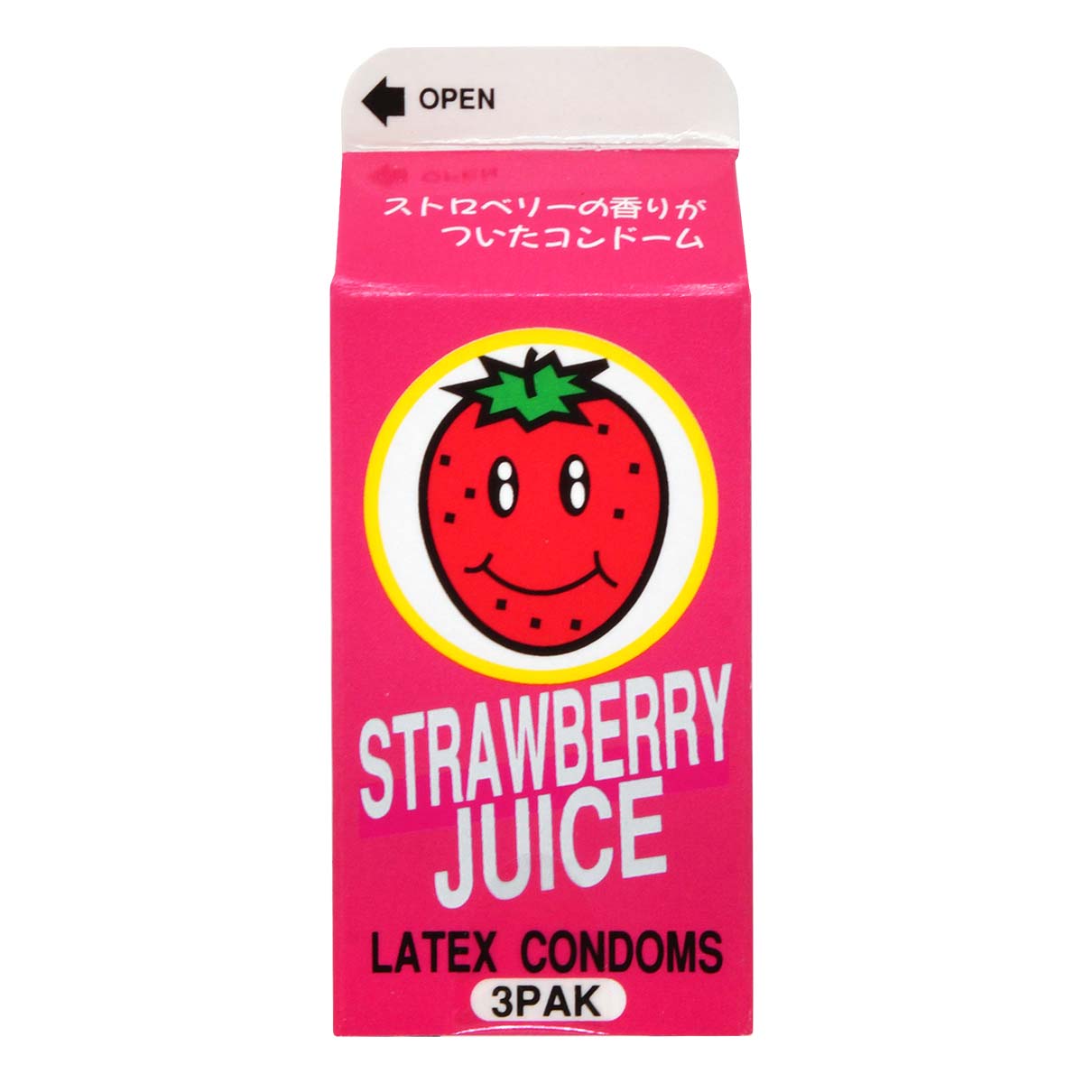 Mini Pack Strawberry 3's Pack Latex Condom-p_2