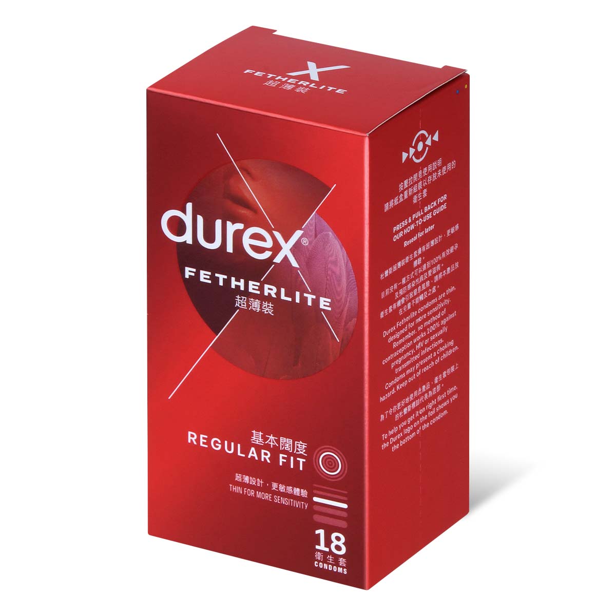 Durex Fetherlite 18's Pack Latex Condom (New or old packaging will be sent randomly)-p_1