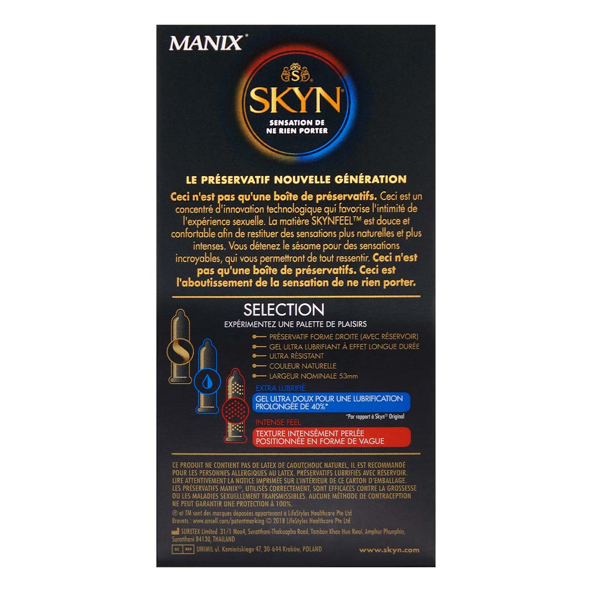 マニックス (Manix) x SKYN セレクション ポリイソプレン製コンドーム 9個入-p_3