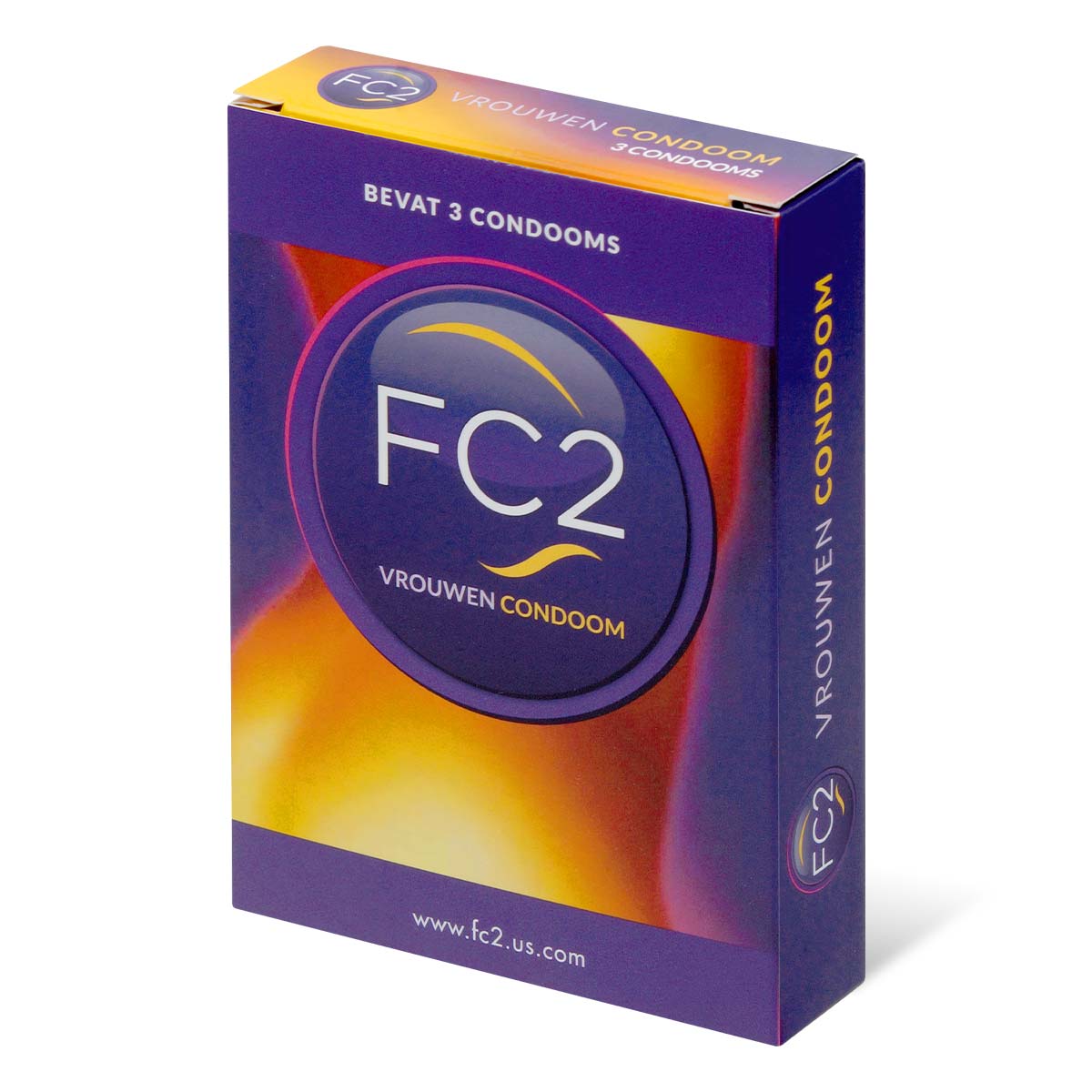 FC2 女性用コンドーム 3 個入-p_1