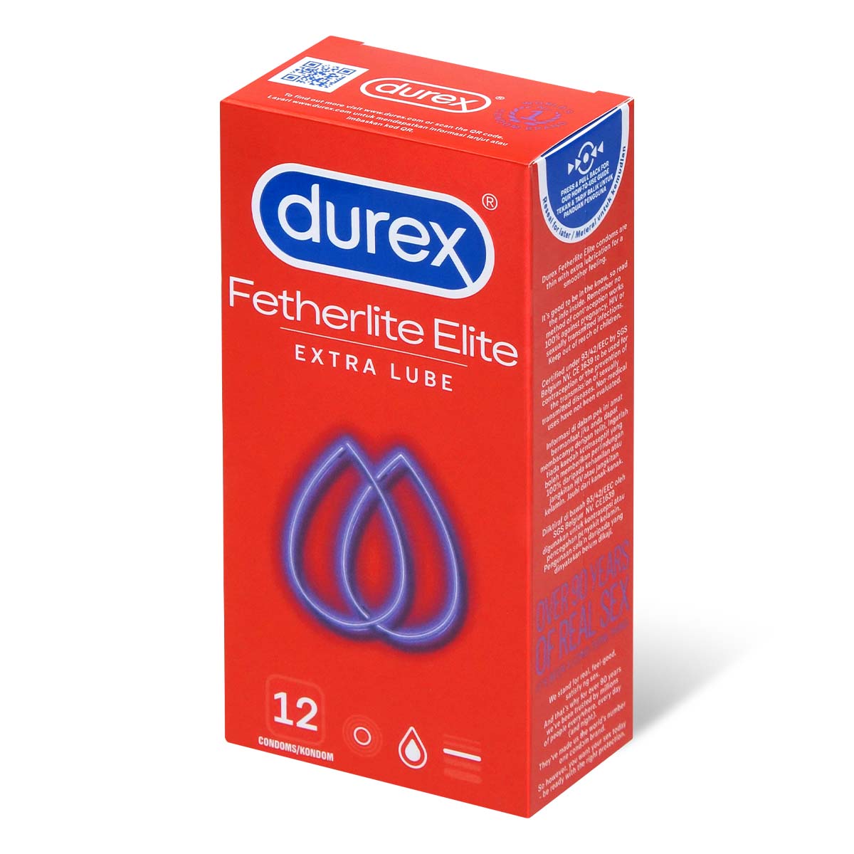 Durex Fetherlite Elite 12's Pack Latex Condom-thumb_1