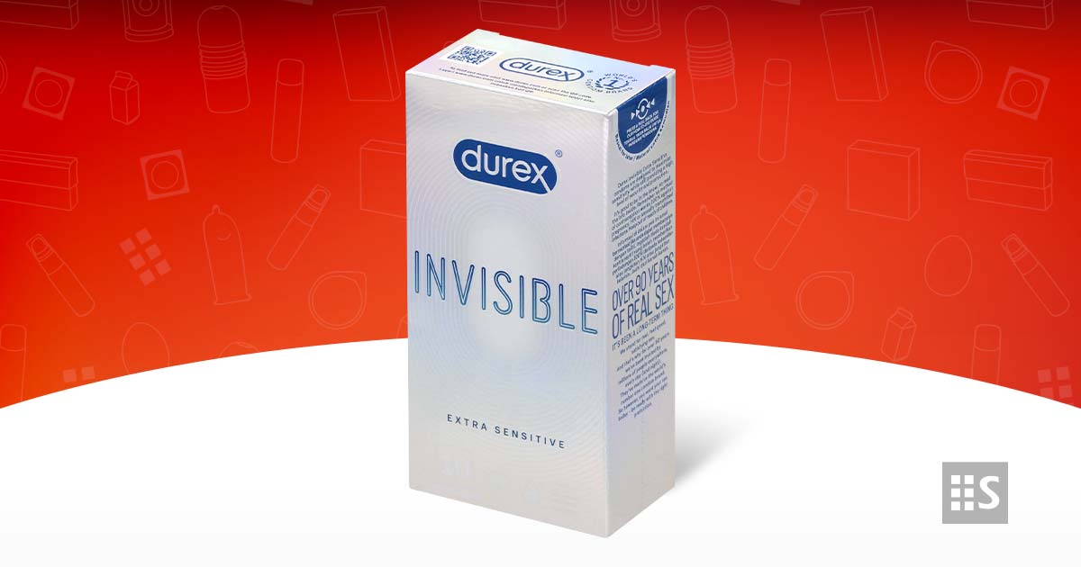 Durex 杜蕾斯 Invisible Extra Lubricated 10 片装 乳胶安全套 - Sampson Store