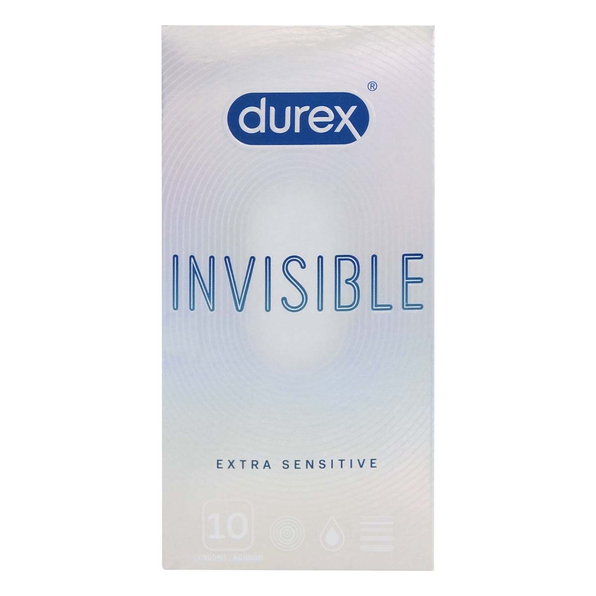 Durex 杜蕾斯 Invisible Extra Lubricated 10 片装 乳胶安全套-p_2