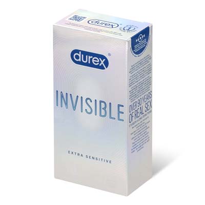 Durex Invisible Extra Sensitive 10's Pack Latex Condom-thumb