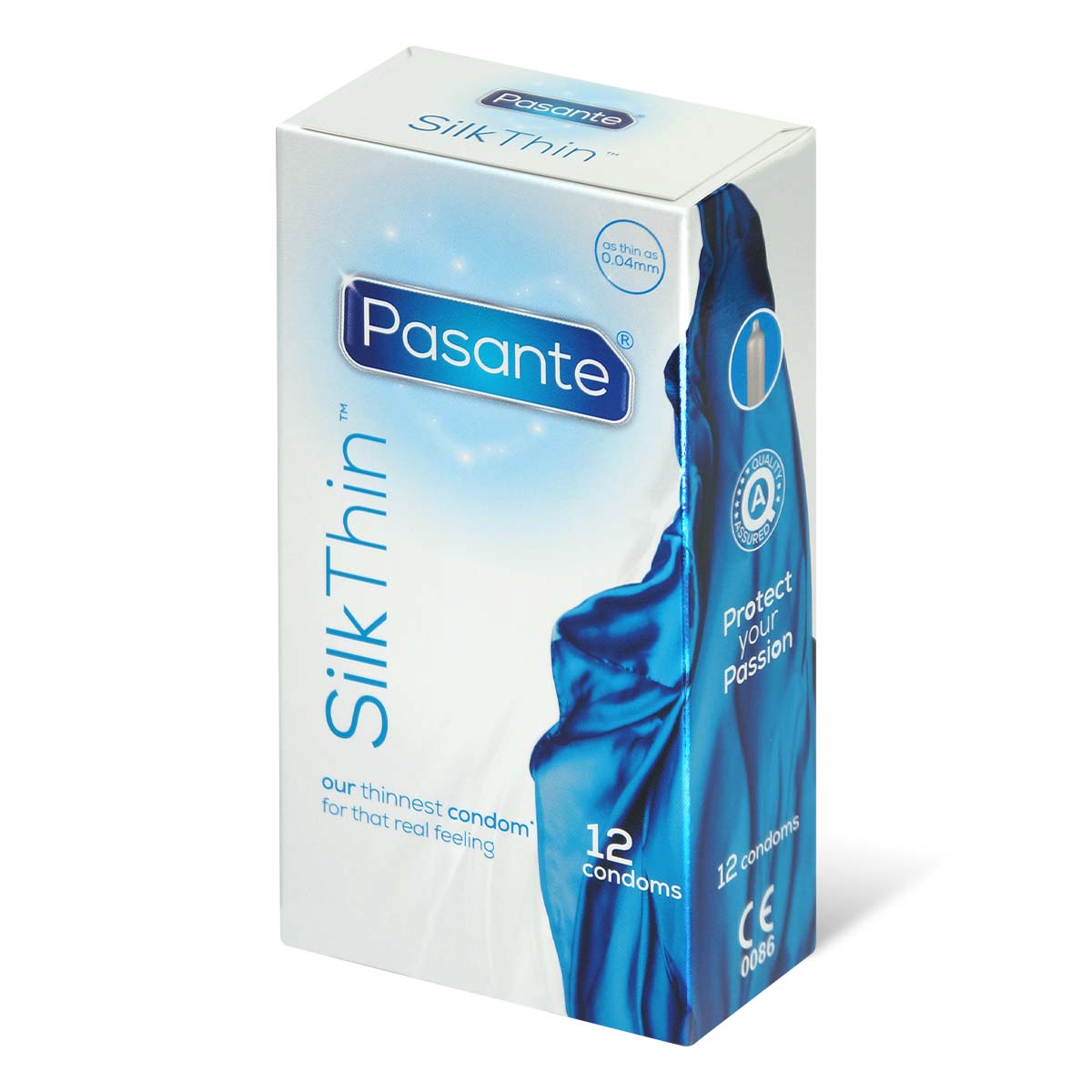 Pasante (パサンテ) シルク シン ラテックスコンドーム 12個入-p_1