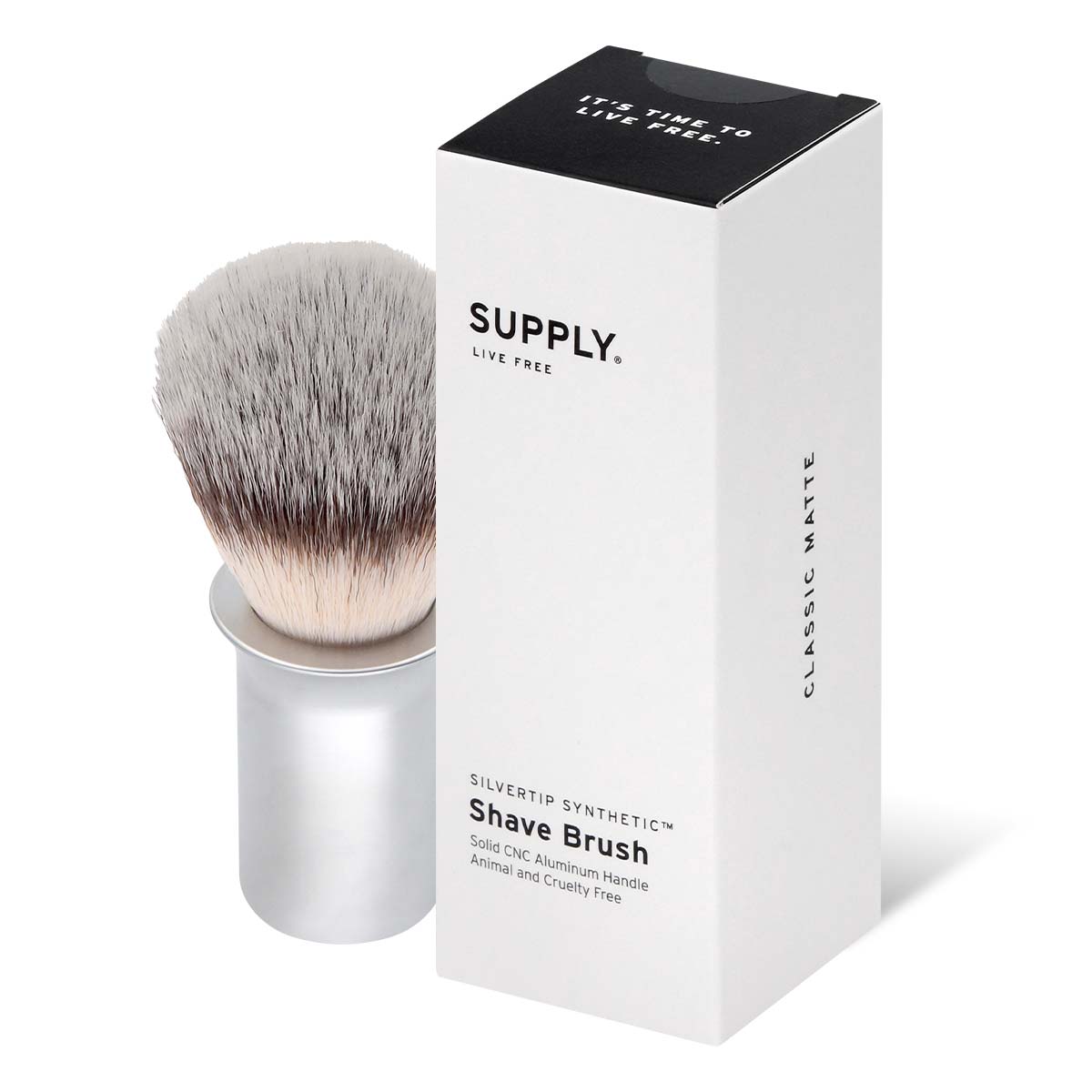 SUPPLY Silvertip Synthetic Shaving Brush (Classic Matte)-p_1