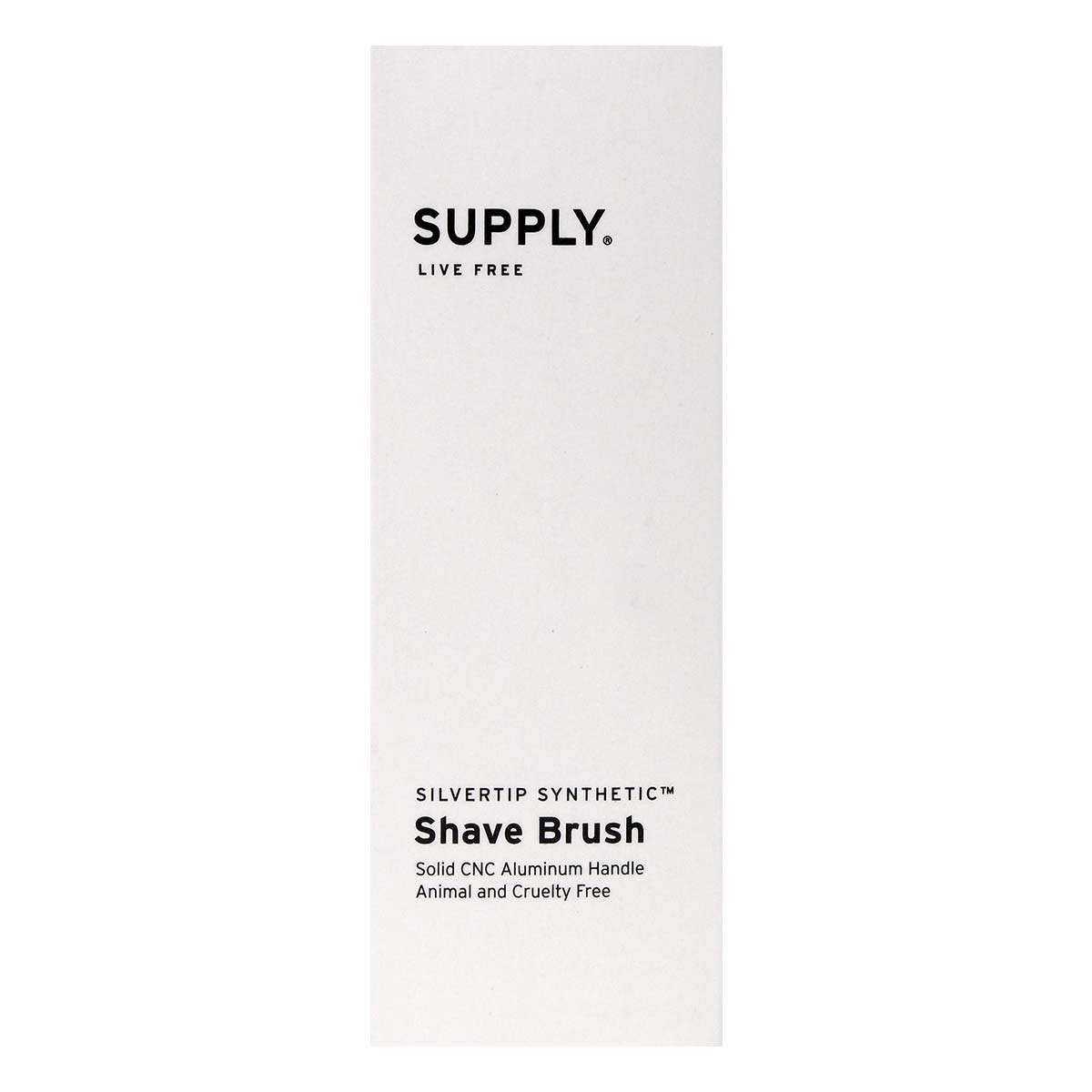 SUPPLY Silvertip Synthetic Shaving Brush (Matte Black)-p_2