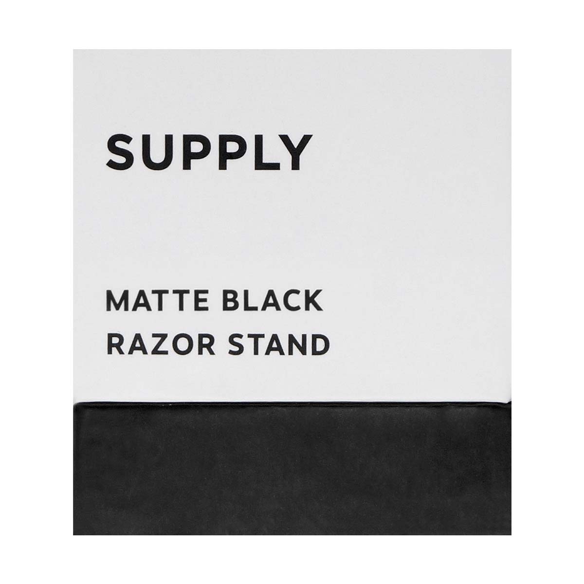 SUPPLY The Single Edge Razor Stand (Matte Black)-thumb_2