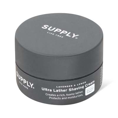 SUPPLY Ultra Lather Shaving Cream (Lavender & Lemon) 88g-thumb