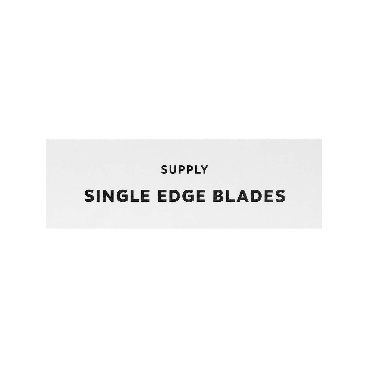 SUPPLY The Single Edge Razor Blades (8 Blades)-p_2
