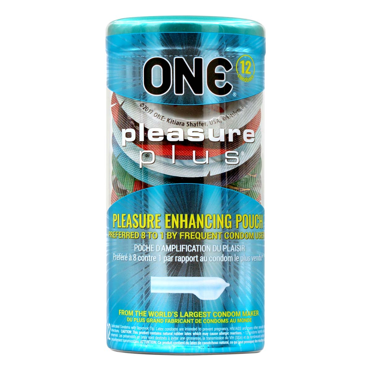 ONE Pleasure Plus 12's Pack Latex Condom-p_2