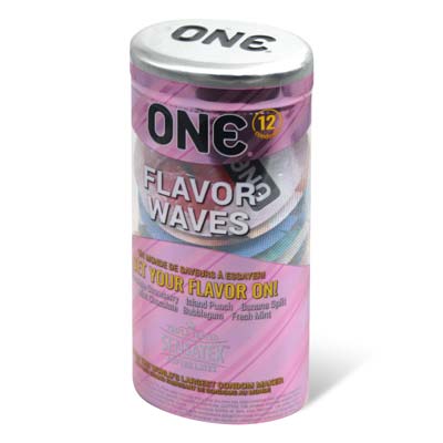 ONE FlavorWaves 12's Latex Condom-thumb