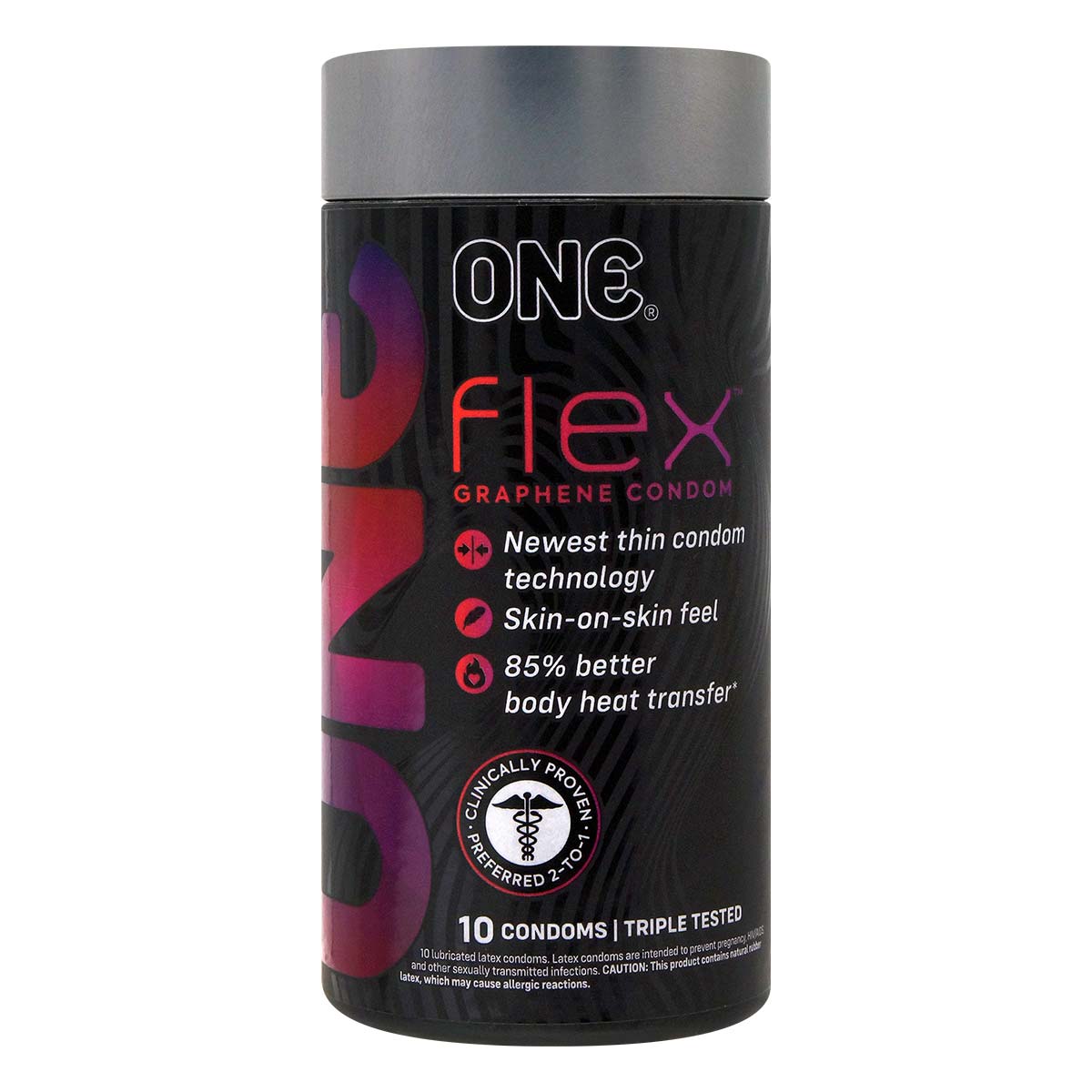 ONE Flex Graphene 10’s Pack Latex Condom-p_2