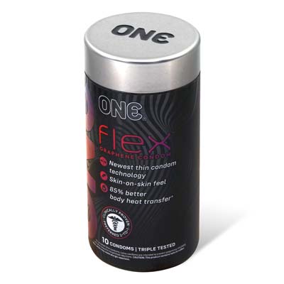 ONE Flex Graphene 10’s Pack Latex Condoms-thumb