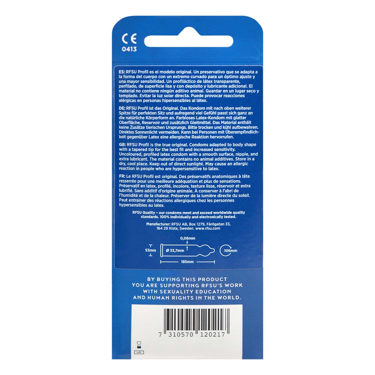 RFSU Profil 10's Pack Latex Condom-p_3