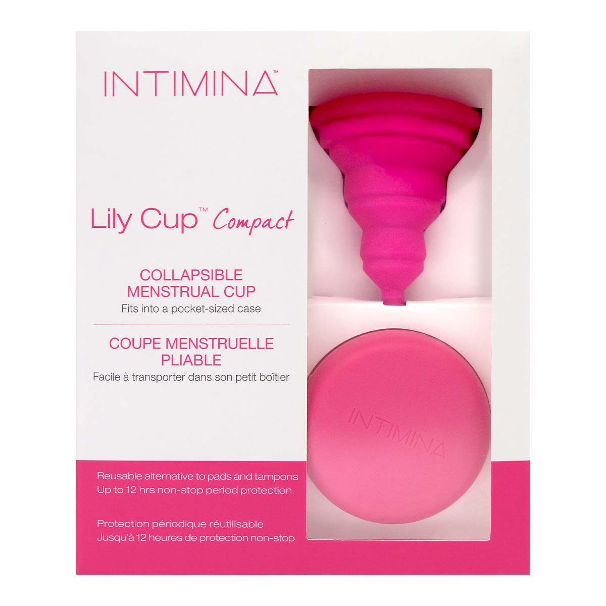 Intimina Lily Cup Compact Collapsible Menstrual Cup (Size B)-thumb_2