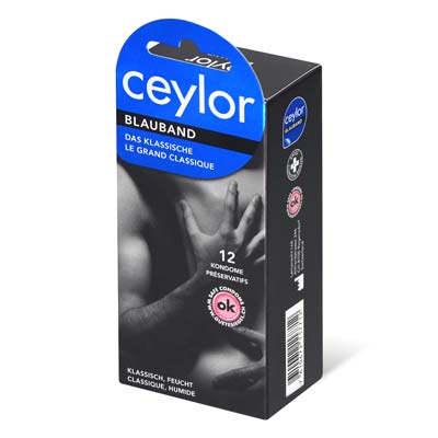 ceylor 藍帶 12 片裝 乳膠安全套-thumb