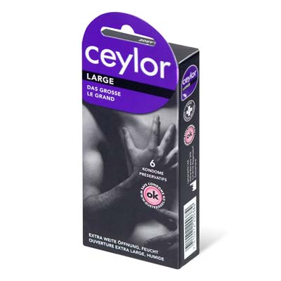 ceylor Large 55mm 6's Pack Latex Condom-thumb