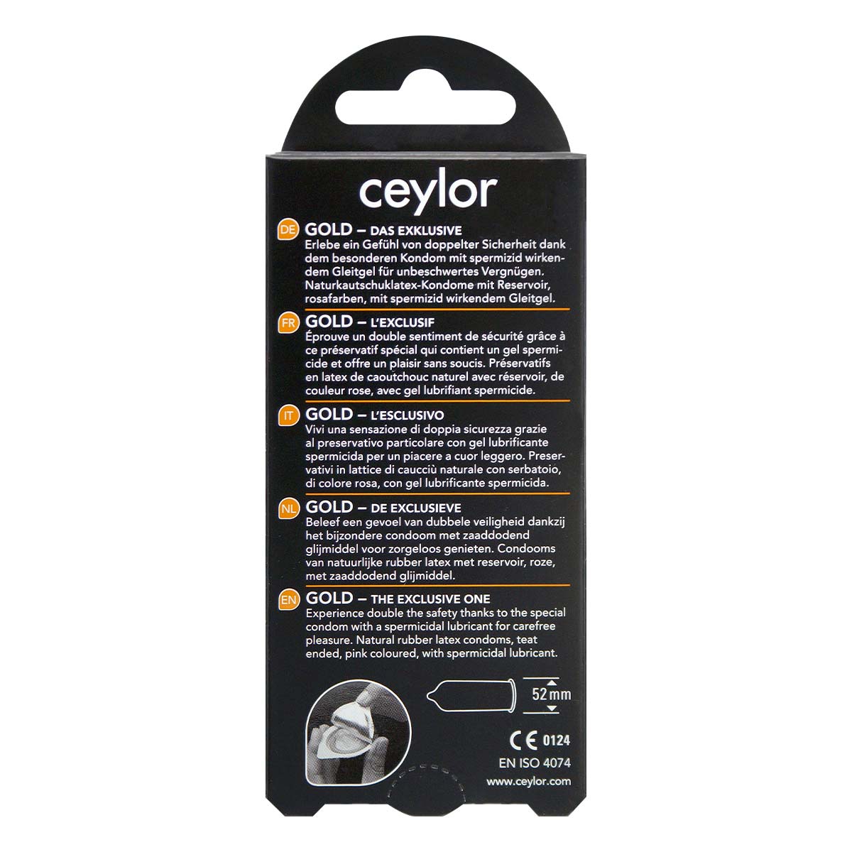 ceylor Gold 6's Pack Latex Condom-thumb_3
