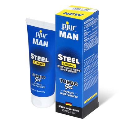 pjur MAN STEEL STRONG Turbo Gel 75ml (Short Expiry)-thumb