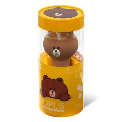 Line Friends Opus Daily Exfoliating and Anti Aging Facial Brush (Brown)-thumb