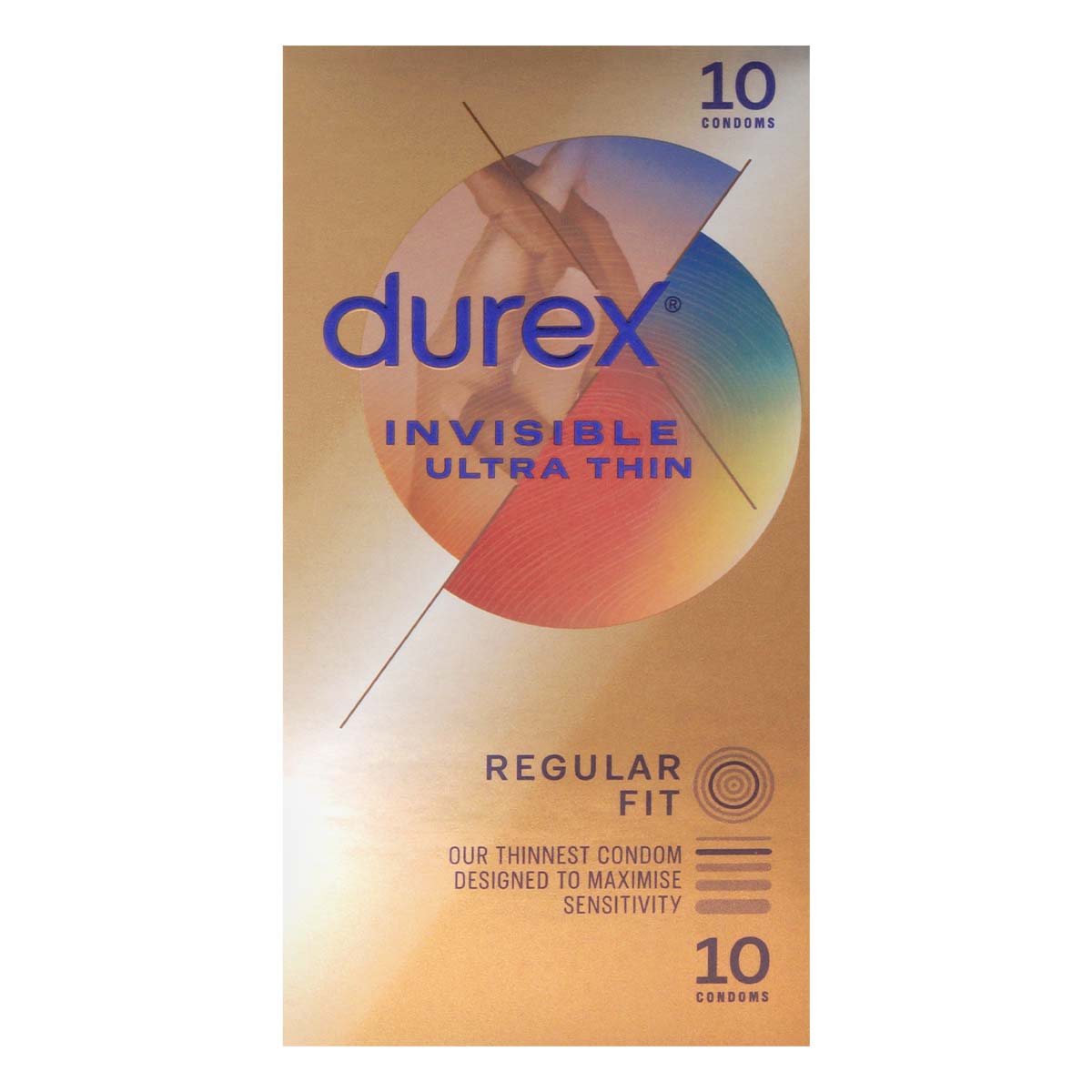 Durex Invisible Ultra Thin 10's Pack Latex Condom-thumb_2