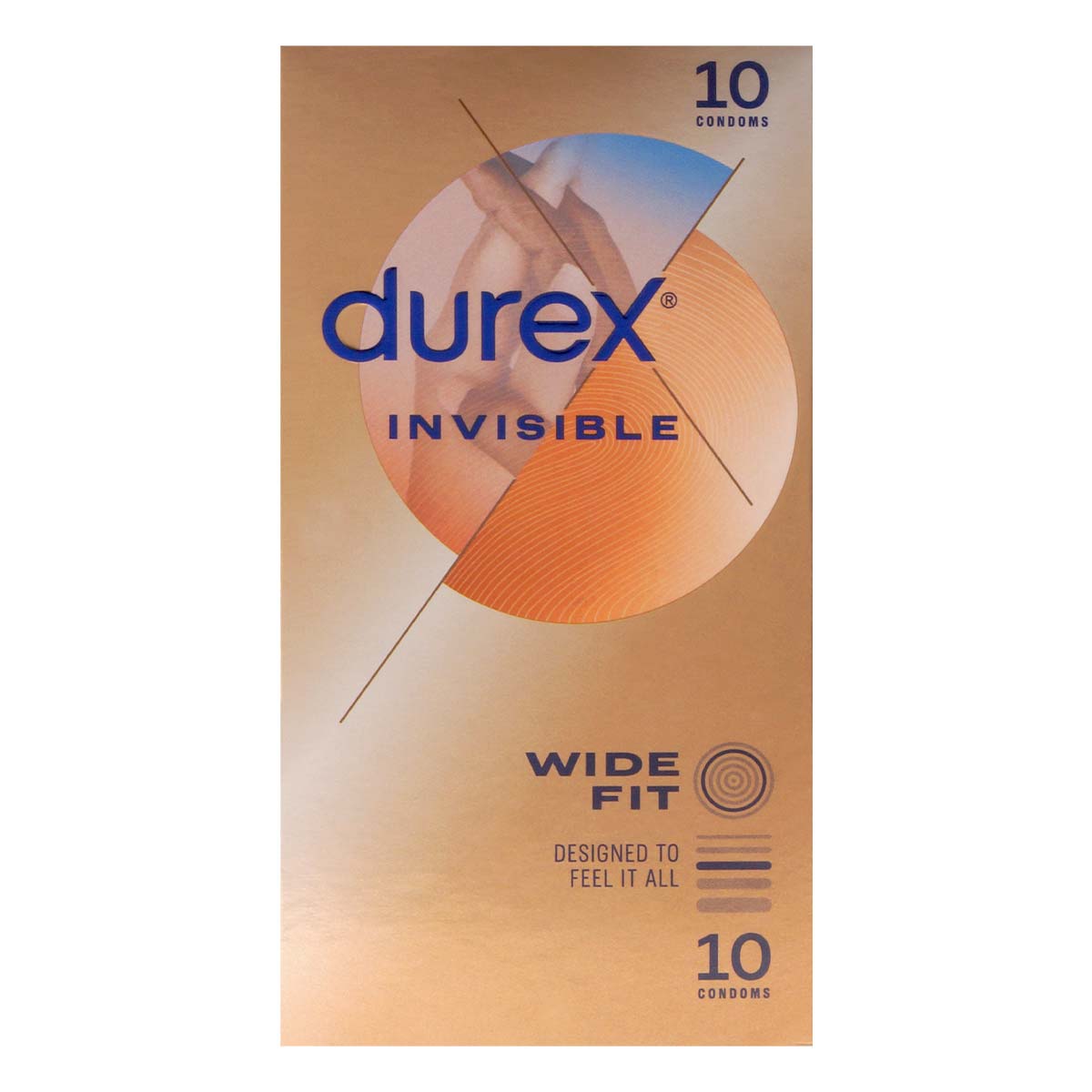 Durex Invisible Ultra Thin Larger 10's Pack Latex Condom-thumb_2