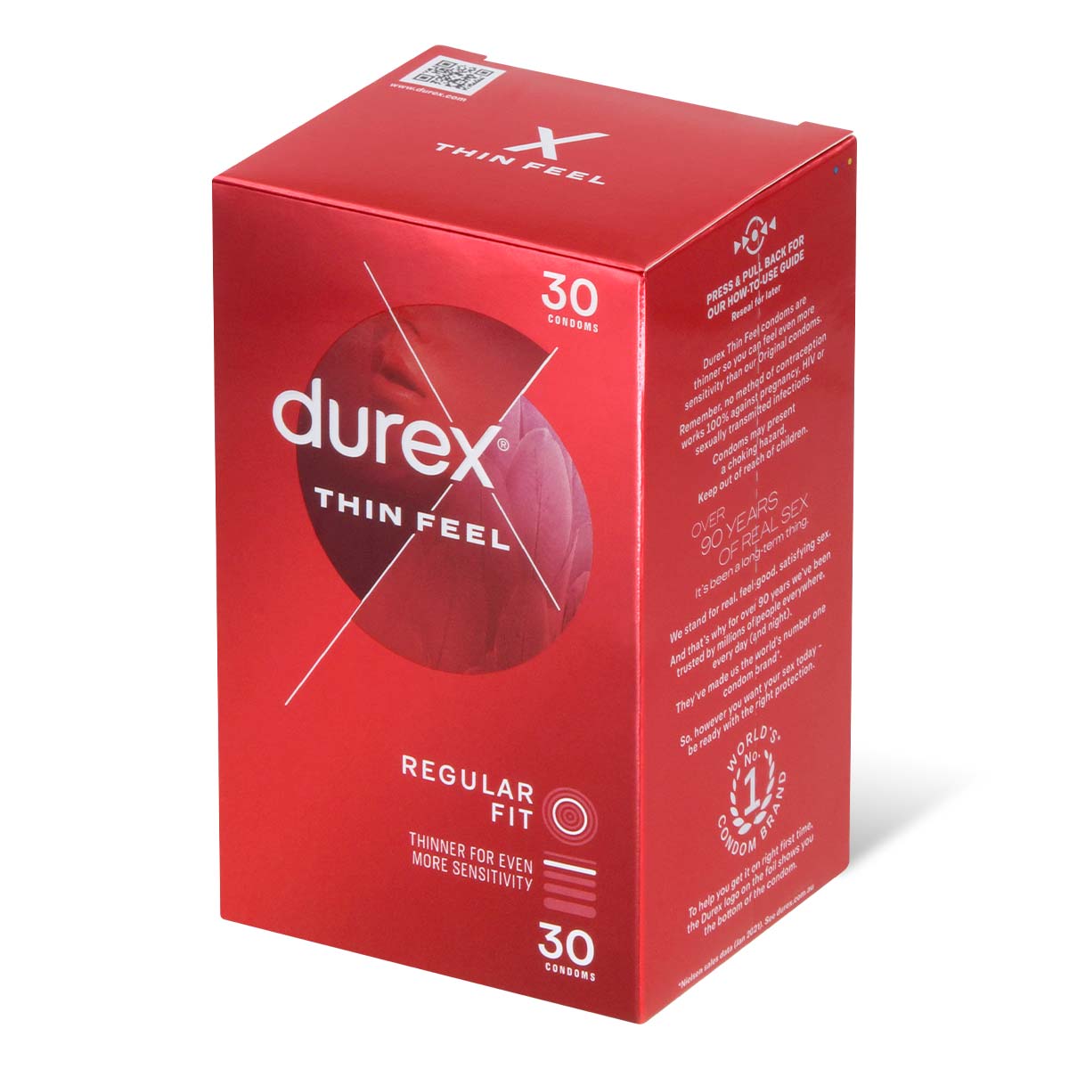 Durex Thin Feel 30's Pack Latex Condom-p_1