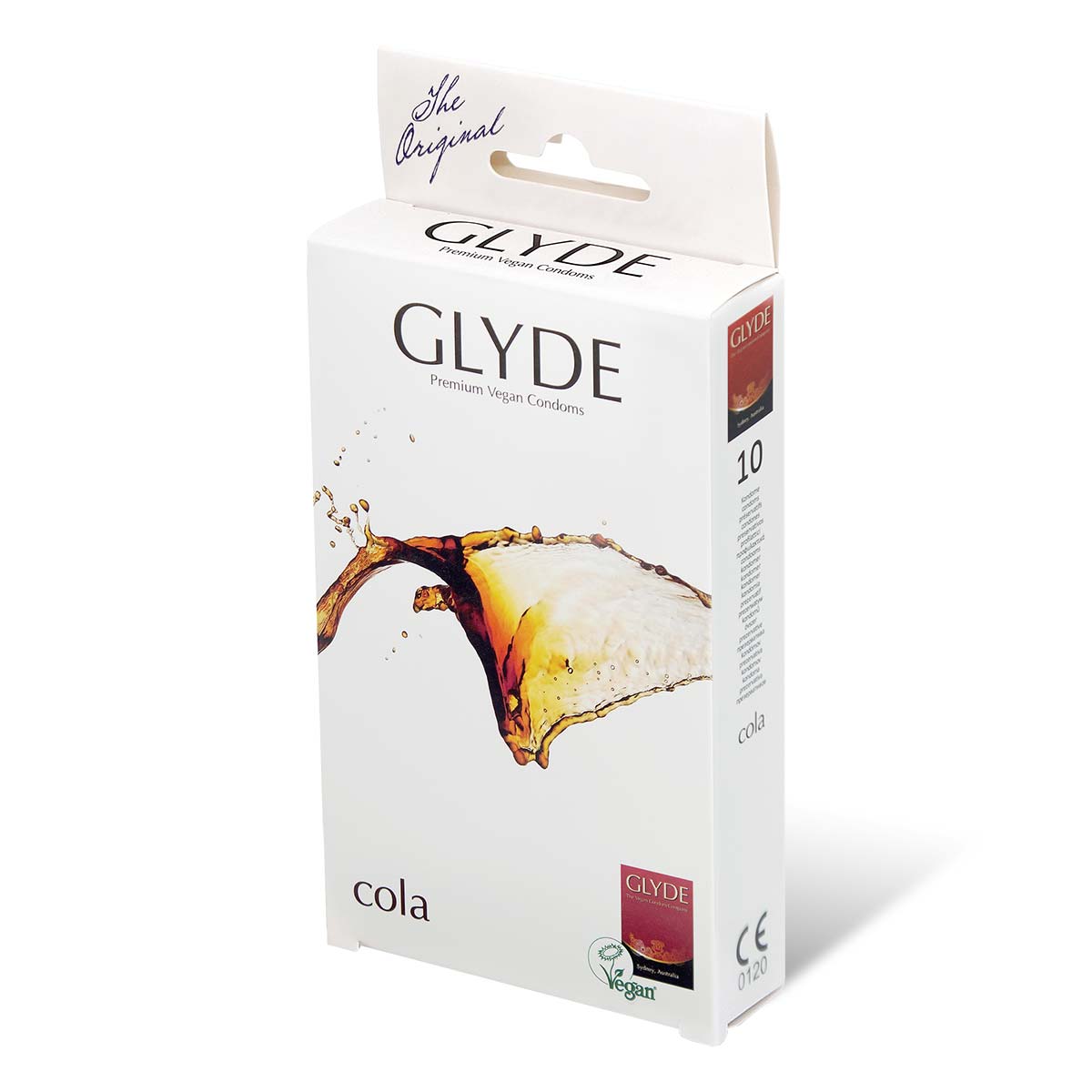 Glyde 格蕾迪 素食主义安全套 可乐香 10 片装 乳胶安全套-p_1