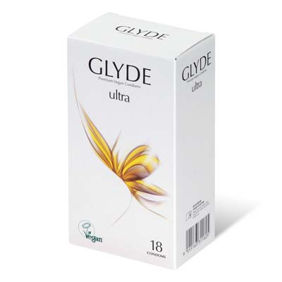 Glyde 格蕾迪 素食主義安全套 超薄 18 片裝 乳膠安全套-thumb