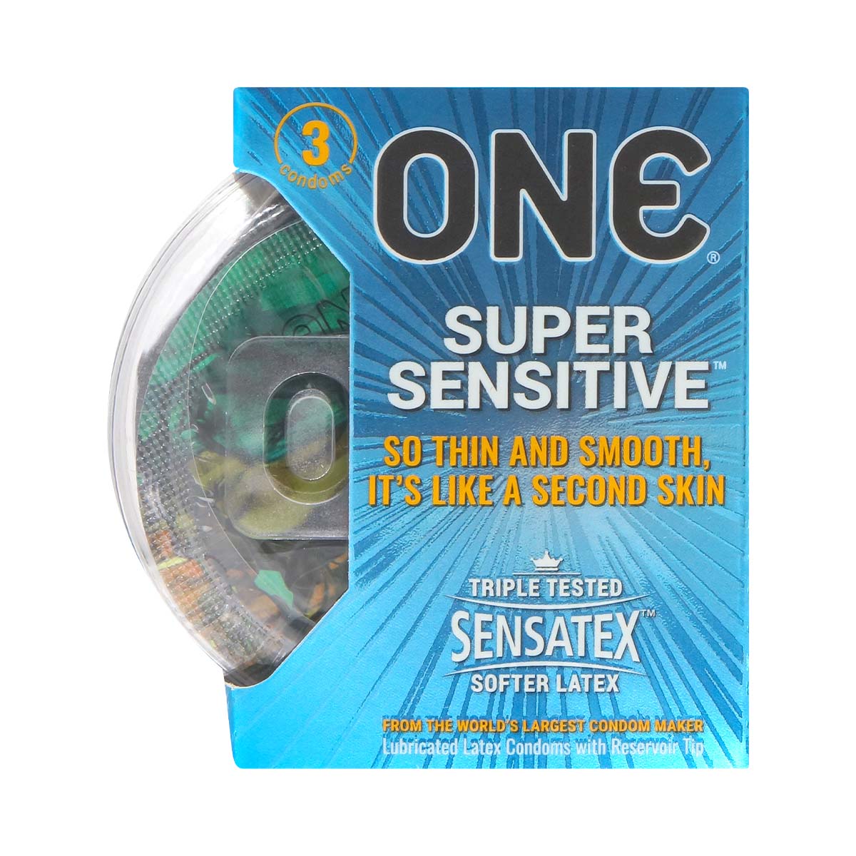 ONE スーパー センシティブ ラテックス コンドーム 3個入-p_2