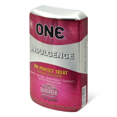 ONE Indulgence 15's Latex Condom (Short Expiry)-thumb
