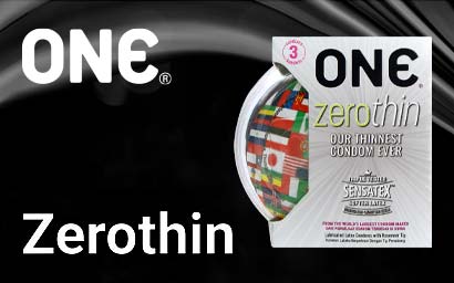 ONE ZeroThin 3's Latex Condom-hot